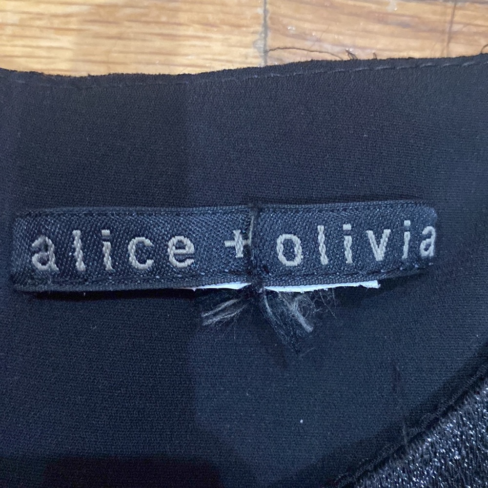Alice + Olivia black shift dress - Picture 3 of 3